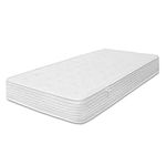 Good Nite Single Mattress Pocketed Springs Mattress 3FT Hybrid Sprung Mattress Medium Firm with Breathable Foam and Fire Resistant Jersey Knitted Fabric (Single 90×190cm)