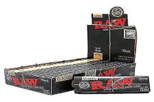 Raw Classic 1 1/4 Size Natural Unrefined Ultra Thin 79Mm Rolling Papers (24 Packs) 1 1/4 79mm