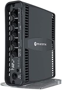 MikroTik C52iG-5HaxD2HaxD-TC - hAP ax² Mikrotik hAP ax² C52iG-5HaxD2HaxD-TC 802.11ax. 1200 Mbit/s (5 GHz)/574 Mbit/s (2.4 GHz) Mbit/s. Ethernet LAN (RJ-45) Ports 5