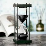 Hourglass Timer 60 Minute, Black Wo