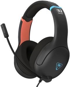 Turtle Beach Airlite Fit 2 Wired Gaming Headset – Officially Licensed for Nintendo Switch 2, Nintendo Switch, Durable, Lightweight, Charcoal Blue/Red