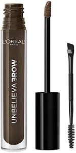 L’Oréal Paris Unbelievabrow Longwear Waterproof Brow Gel Dark Brunette 575 , 4.5 ml (Pack of 1)