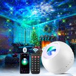 Star Projector, 【105 Effects+Dimmable】 Galaxy Projector Light for Bedroom, 【15 White Noises+Bluetooth】 Galaxy Light, 【Remote+Timer】 Sensory Lights