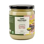 Two Brothers Organic Farms - Peanut butter creamy (500g) | soneground unsweetened | nutrients & minerals rich | good source of protein, fiber, vitamin E | vegan butter made using only peanuts