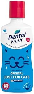 Dental Fresh Cat Water Additive, Tuna Flavor Dental Care – Easy Oral Care, Cleaner Teeth, Fresh Breath and Tartar Support for Cats