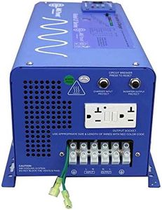 AIMS Power PICOGLF20W12V120VR 2000 Watt and 6000 Watt Surge 12 VDC Input to 120 VAC Output Pure Sine Inverter Charger Backup Power