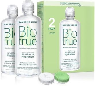 Biotrue Contact Lens Solution for Soft Contact Lenses, Multi-Purpose, 10 oz, Pack of 2