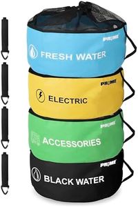 PR1ME 4-PACK Waterproof RV Hose Bag Storage, RV Utility Bag, Sewer Hose Bag, Camper and RV Accessories Bag, 4 colors for Sewer Hoses/Fresh Water Hoses/Electrical Cords/Camper Tools Accessories