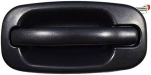 PT Auto Warehouse GM-3523A-RL - Outside Exterior Outer Door Handle Textured Black - Driver Side Rear