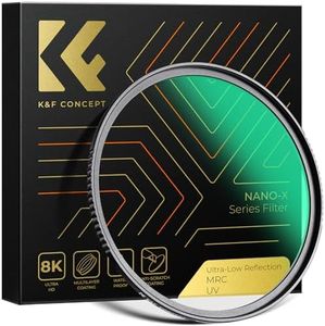 K&F Concept 95mm Ultra-Low Reflectivity MCUV Lens Protection Filter 28 Multi-Layer Coatings Ultra-Slim HD Waterproof Scratch Resistant Lens UV Filter (Nano-X Series)