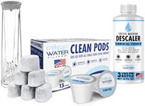 Brewer Maintenance Starter Kit - Deep Clean, Care, Replace - For Keurig 2.0 Brewing Systems - Includes One 3-Use Descaling Solution, 15 Clean Pods, 1 Clear Filter Holder & 6 Water Filter Cartridges