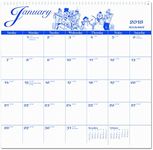 AT-A-GLANCE G100017 12-Month Illustrator’s Edition Wall Calendar, 12 x 11 3/4, Illustrations, 2016