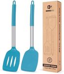 Pack of 2 Silicone Slotted Spatula,