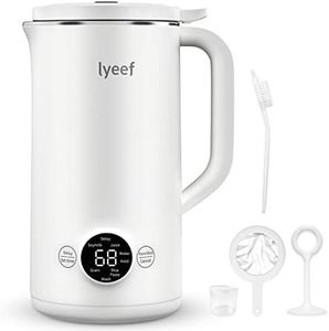 Lyeef Automatic Soy Milk Maker Mini Soybean Milk Machine Electric Fruit Juicer Rice Paste Maker, AU Plug