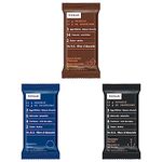 RXBAR Peanut Butter Chocolate Protein Bars 12 x 52 g & RXBAR Protein Bar Blueberry 12x52g (Pack of 12) & RXBAR Protein Bar Chocolate Sea Salt 12x52g (Pack of 12)