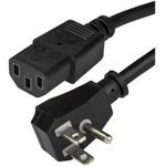 StarTech.com 6ft (1.8m) Computer Power Cord, Flat NEMA 5-15P To C13, 10A 125V, 18AWG, Black Replacement AC Power Cord, PC Power Supply Cable, Monitor/Printer Power Cable, UL Listed (PXTF1016)