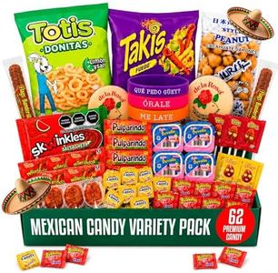 Gigi Delight Mexican Candy Variety Pack Assortment – Duvalin Salsaghetti Pulparindo Deluxe Mexican Snacks Box, Dulces Mexicanos Surtidos Authentic Spicy Snacks Collection for Lunches Office College Students