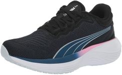 PUMA Womens Scend Pro Running Shoe, PUMA Womens Black-Strong Gray-Ocean Tropic, 7.5