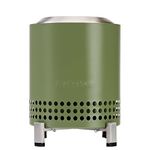 Solo Stove Mesa XL Tabletop Fire Pit with Stand | Low Smoke Outdoor Table Top Fire Pit | Fueled by Pellets or Wood, Stainless Steel, With Travel Bag, H: 21.8 x D: 17.8cm, 1 kg, Deep Olive