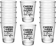 Cheers to Love Laughter Happily Eve
