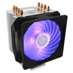 Cooler Master Hyper H410R RGB CPU Air Cooler - Low-Profile Cooling System, Direct Contact Technology, 4 Copper Heat Pipes, Compact Aluminium Heatsink with 92mm RGB PWM Fan - AMD & Intel Compatible