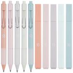 BLIEVE - Aesthetic Highlighters and Gel Pens With Soft Ink And Tip, No Bleed Dry Fast Easy to Hold, for Bible Journaling Planner Notes School Office Supplies 10 pack (Pastel)