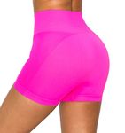 ALWAYS Women's Bike Shorts SMO10 Neon Pink Small