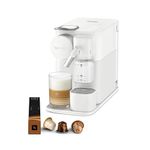 De'Longhi Lattissima One Evo Automatic Coffee Maker, Single-Serve Capsule Coffee Machine, Automatic frothed milk, Cappuccino and Latte, EN510.W, 1450W, White