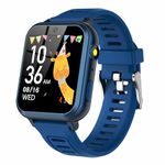 AIWIEP Kids Smart Watch For Boys Girls,Child Smartwatches With 16 Games Music Player Camera Alarm Clock Calculator 12/24 HR Touch Screen For Kids Age 4-12 Birthday Educational Learning Toys, Blue