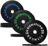 Fitvids Olympic Bumper Plates Set, 