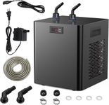 42/79/132/264 Gallon Aquarium Chiller, 1/10HP 1/3 HP 1/2 HP 1HP Ice Bath Water Chiller for Cold Plunge, Fish Tank Water Cooler Machine, Water Chiller for Hydroponics,ForFishTankOnly-160L/42Gal