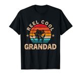 Gift For Fathers Day Tee - Reel Cool Grandad Fishing T-Shirt