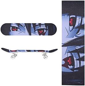 VIOSUN 9" x 33" Grip Tape Skateboard Comic Design, Skateboard、Longboard、Scooter Sandpaper Cool Grip Tape