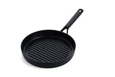 KitchenAid Classic Forged Hard Anodized PFAS-Free Healthy Ceramic Non-Stick, 28 cm Grill Pan, Induction, Oven Safe, Black