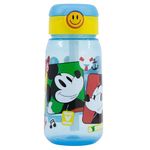 Gluman Water Bottle for Kids | Kids Cartoon School Water Bottle, 510 ml BPA Free | Disney Sippy Water Bottle for Kids with Flip-Top Closure | Picnic Bottle | Food Grade | Leakproof (Disney Mickey)