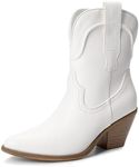 DREAM PAIRS Women's Cowboy Ankle Bo