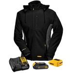 DEWALT DCHJ066C1-L 20-Volt/12-Volt Max Woman's Heated Jacket Kit, Large, Black