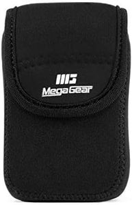 MegaGear MG794 Ultra Light Neoprene Camera Case Compatible with Olympus Tough TG-6, TG-5, TG-870, TG-4, TG-860 - Black