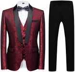 Mens Suits 3 Piece Tuxedo Slim Fit 