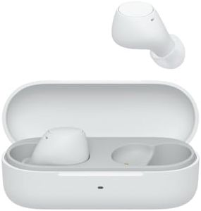 Sony WF-C510 Auriculares Inalámbricos Bluetooth, pequeños, con conexión multipunto, Modo Sonido Ambiente, IPX4, Spotify Tap, Carga rápida, 22 HR de batería, iOS & Android - Blanco