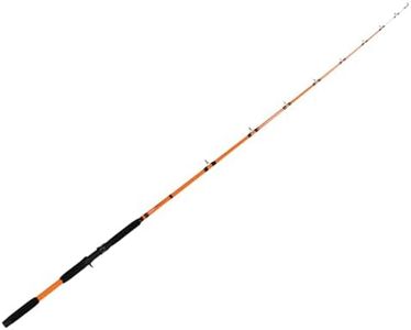 Catfish Pro Tournament Series Casting Rod - 7'6" One-Piece Rod with S-Glass, E-Glass & Carbon Graphite Construction, Super Grip, Glow Tip, Heavy-Duty Stainless-Steel Guides - Ideal for Big Catfishing!