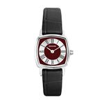 Sekonda Heritage Ladies 22mm Quartz Watch in Red with Analogue Display, and Black Leather Strap 40376