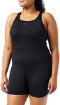 Speedo Women's Eco Endurance+ Legsuit Swimsuit| Chlorine Resistant | Recycled Fabric | Swim Fitness | Training | Holiday Black