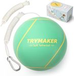 Trymaker Tetherball Ball and Rope, Tether Balls and Rope Set for Kids and Dogs, Replacement Tetherball Green Backyard Outdoors…