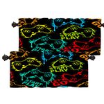 Batmerry Video Game Valance Curtains,Abstract Colorful Silhouettes Joystick Boys Game Window Treatment Kitchen Valances Multilayer Polyester Blackout for Living Room/Bathroom, 2 Pack 52x16 inches