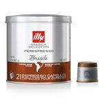 illy caffè Illy IperEspresso Monoarabica Brazil Capsules Full-Bodied Coffee, 21-Capsule, 6-Count