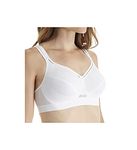 Champion Women's Shock Absorber SN102 Active Classic Support Bra Sports Bra, White, 38C