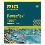 Kingfisher Fly Fishing Rio Powerflex Fly Fishing Leader EcoPuck 7 1/2 FT - 4X - 5 Pack