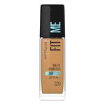 Maybelline New York Fit Me Matte + Poreless Foundation Shade 339 | Natural Matte Finish with 16H Oil Control, Non Comedogenic, Blurs Pores, 30ml