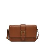 Fossil Women's Crossbody Zoey, Brown, One Size
